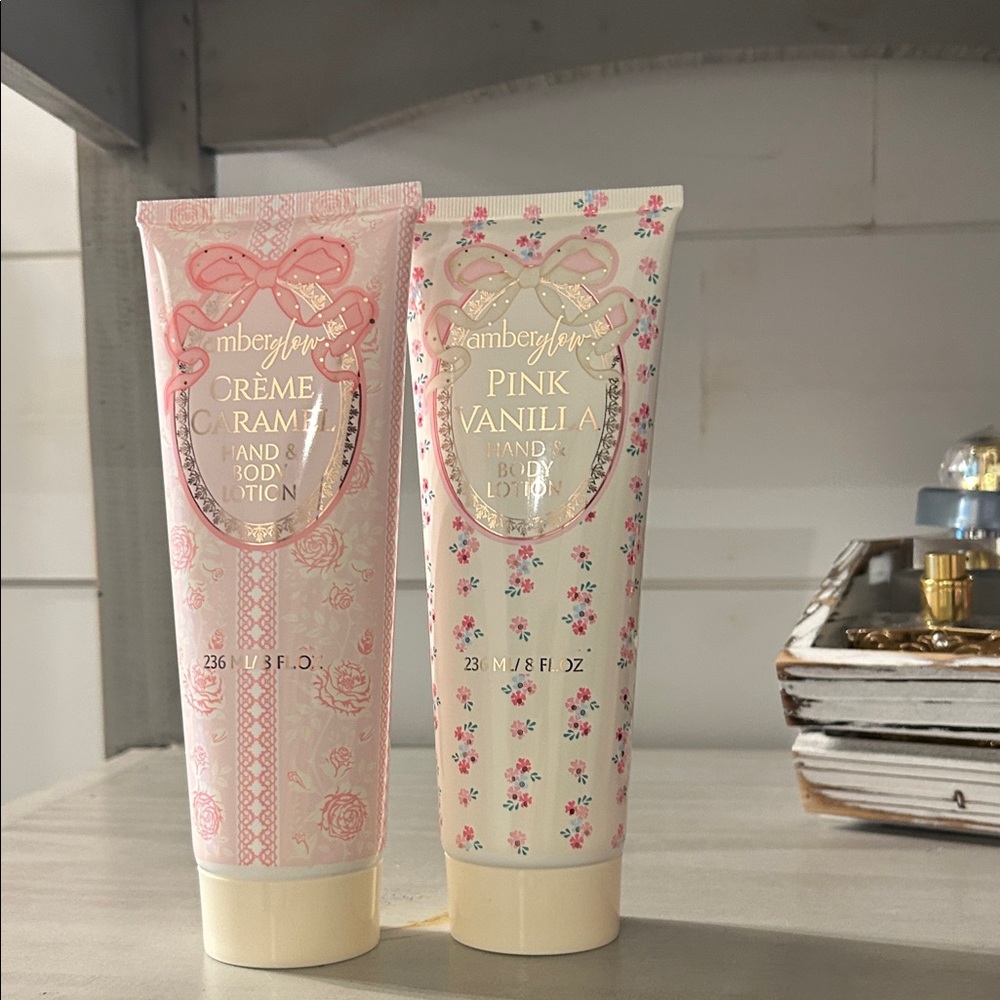 Pink Vanilla & Creme Caramel Hand & Body Lotion - Pink